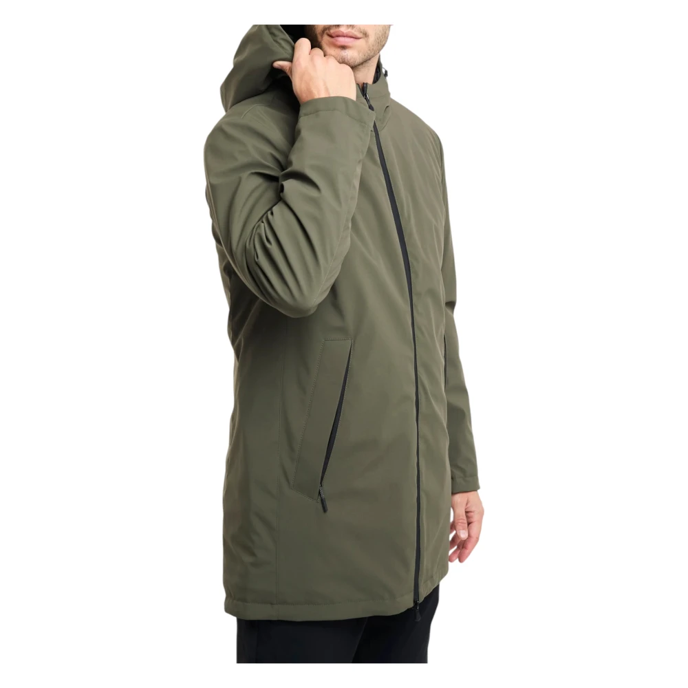 People of Shibuya Parka Met Capuchon Green Heren