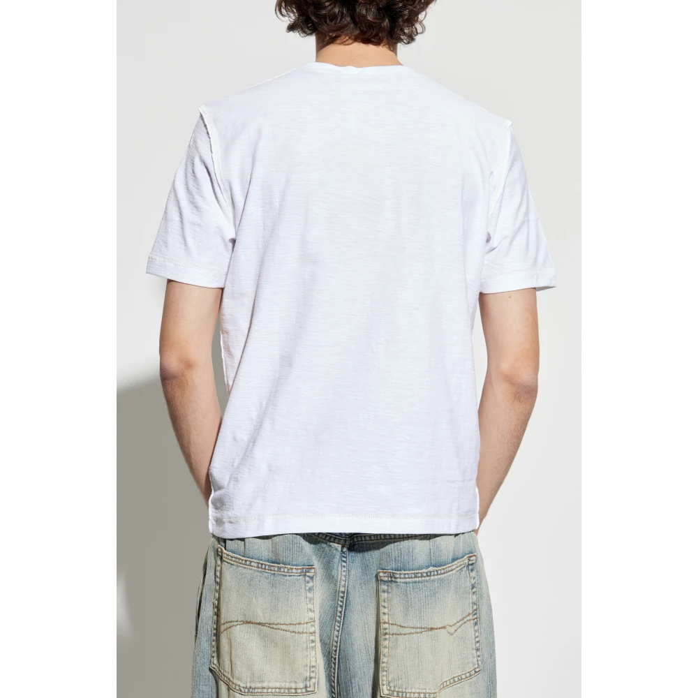 Diesel T-shirt T-Adjust-R10 White Heren