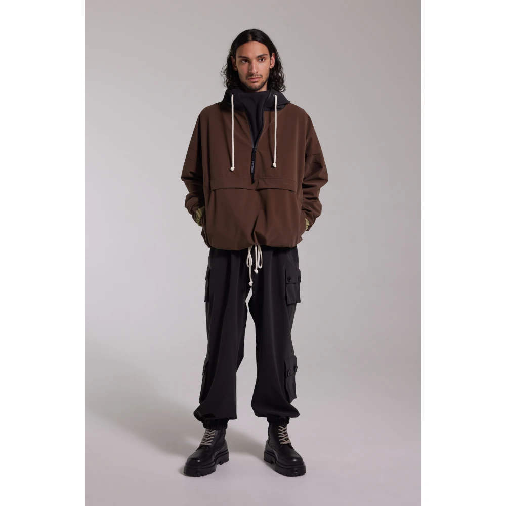 Stutterheim Waterdichte Matte Anorak Jas Brown Heren