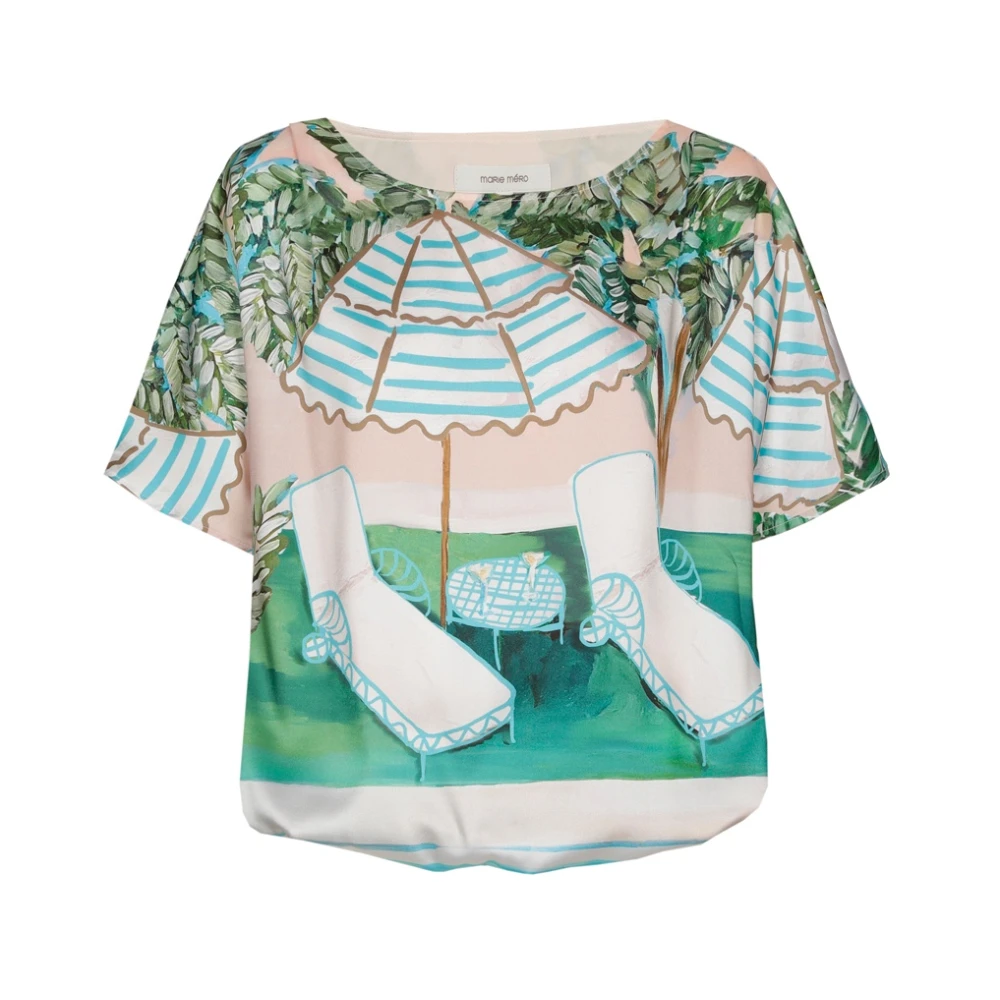 Marie Méro Zomer Ballonblouse Multicolor Dames