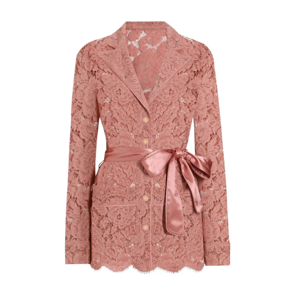 Dolce & Gabbana Stijlvolle Overhemden voor Mannen Pink Dames