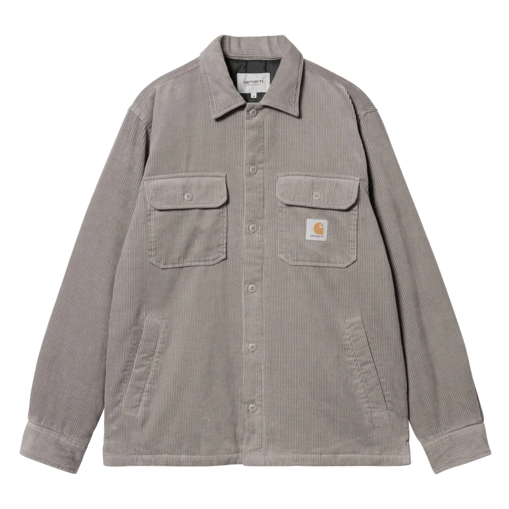 Carhartt WIP Fluweel gevoerde overhemdjasje Gray Heren