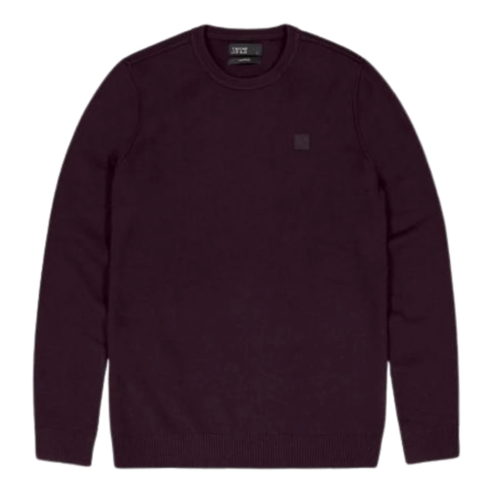 Butcher of Blue Clifden Crew Donkerpaarse Trui Purple Heren