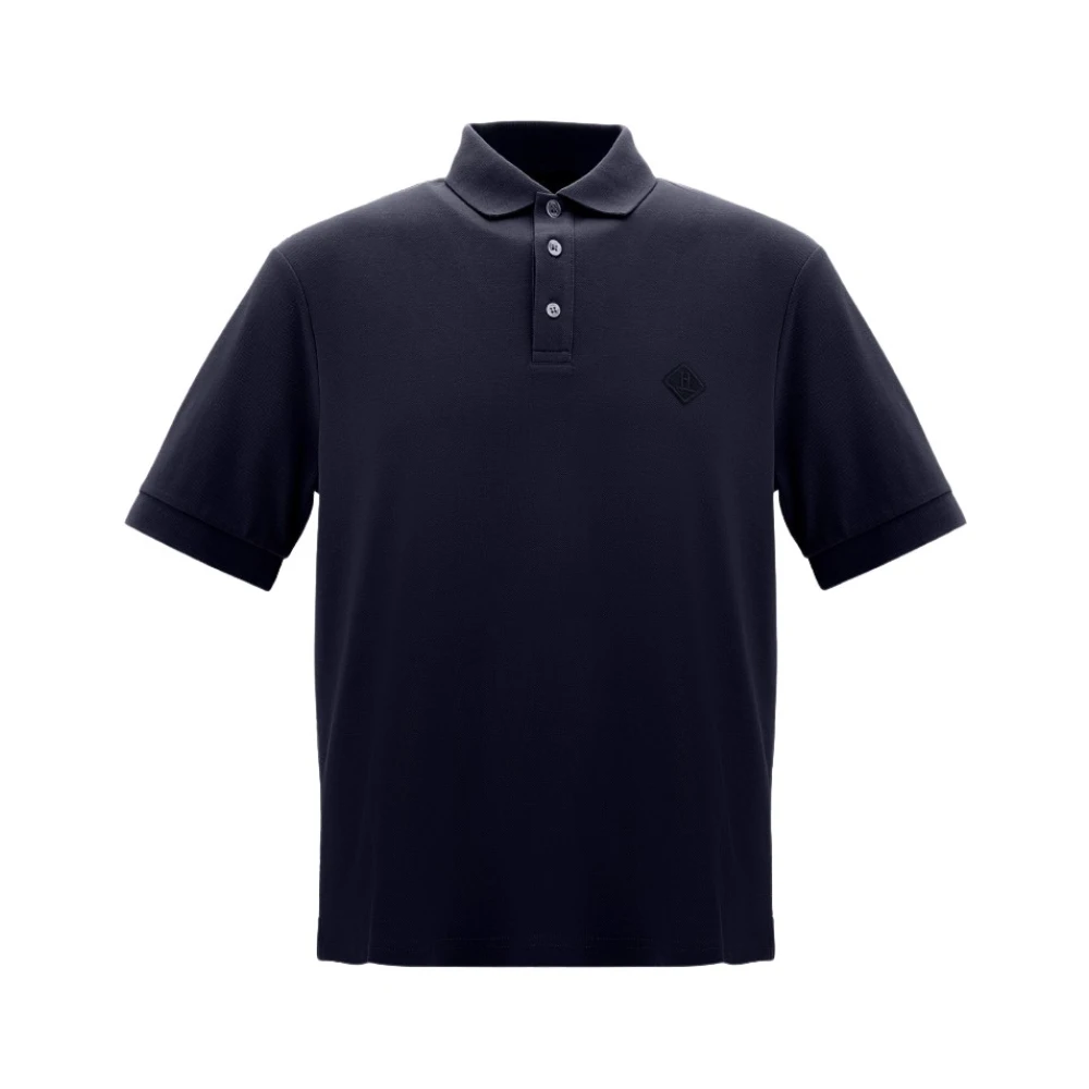Herno Poloshirt Blue Heren