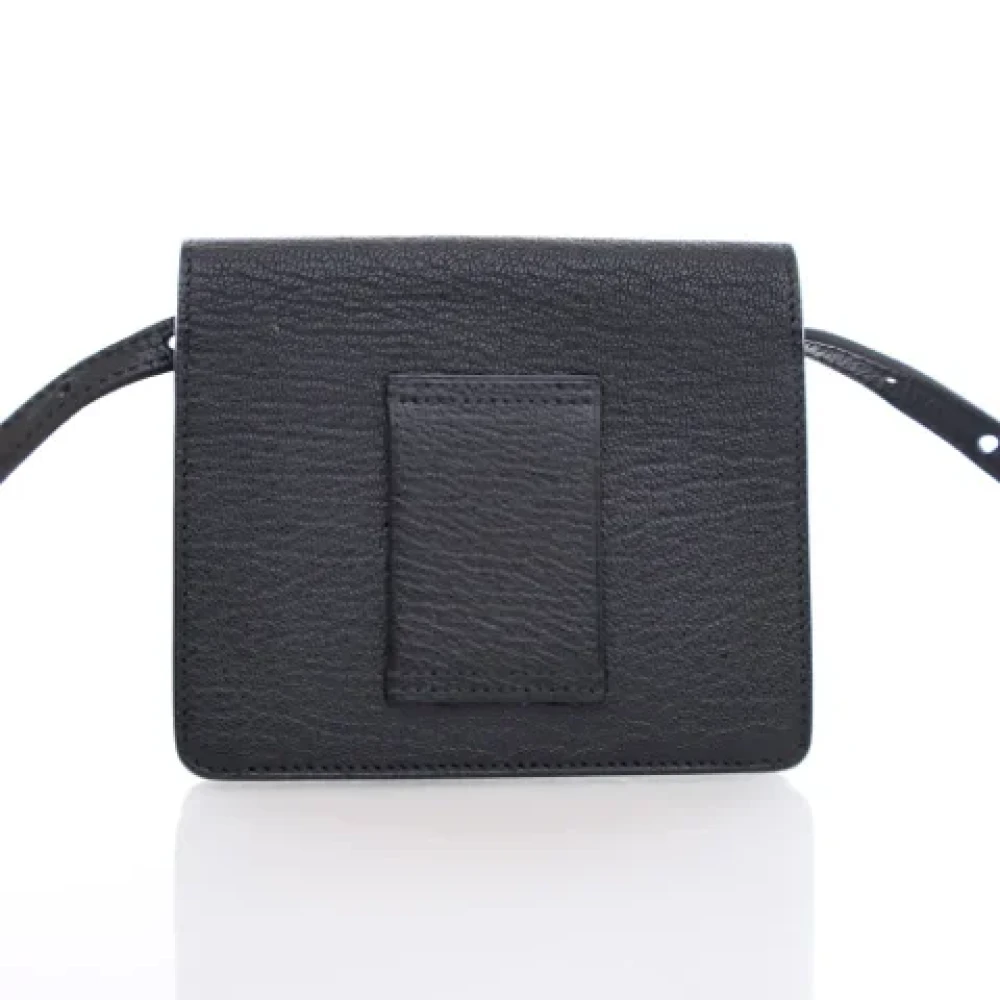 Hermès Vintage Pre-owned Leather wallets Black Dames