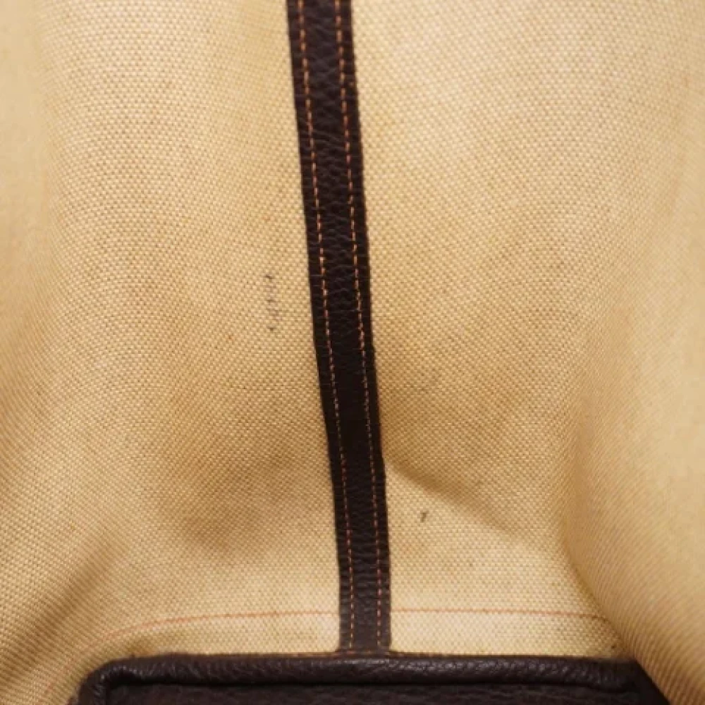 Hermès Vintage Pre-owned Fabric totes Brown Dames