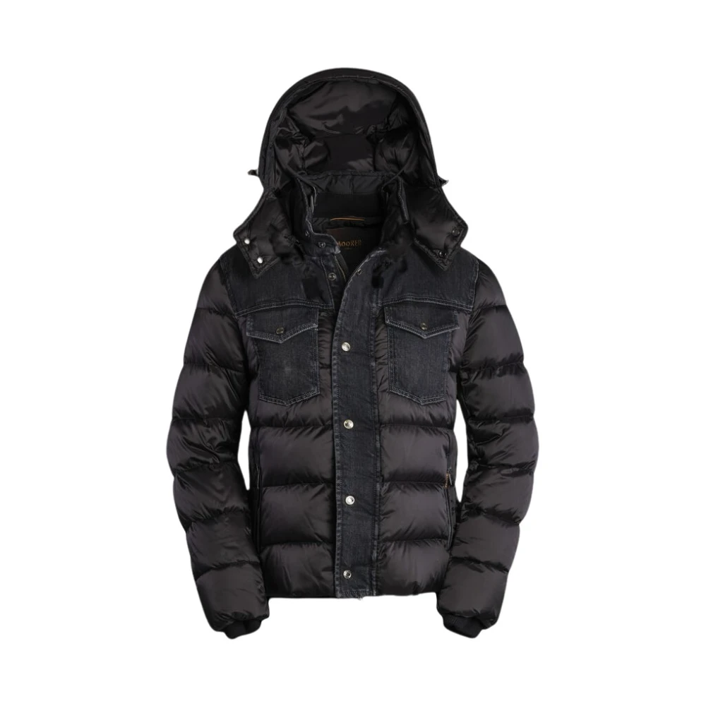 Moorer Men's Black Winter Jackets, L, Teve Jacket