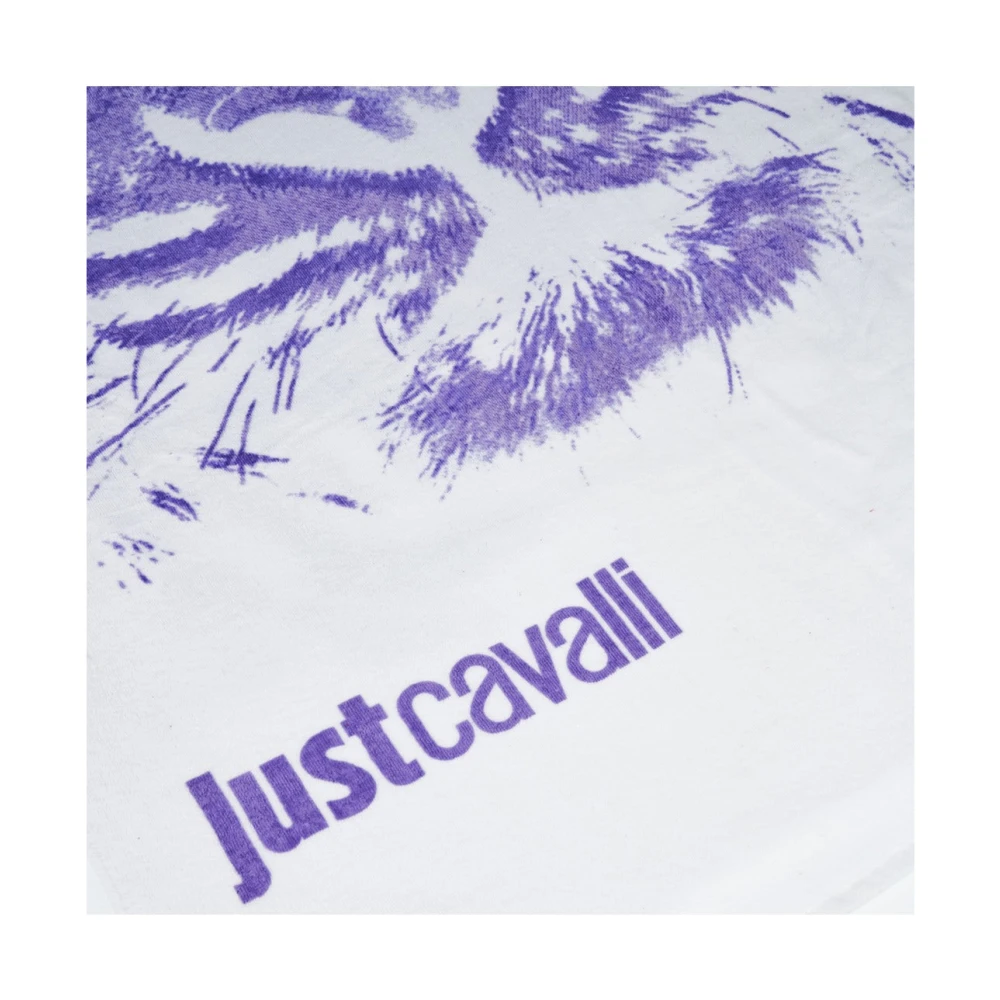 Just Cavalli Strandkleding Accessoires Strandhanddoeken White Unisex