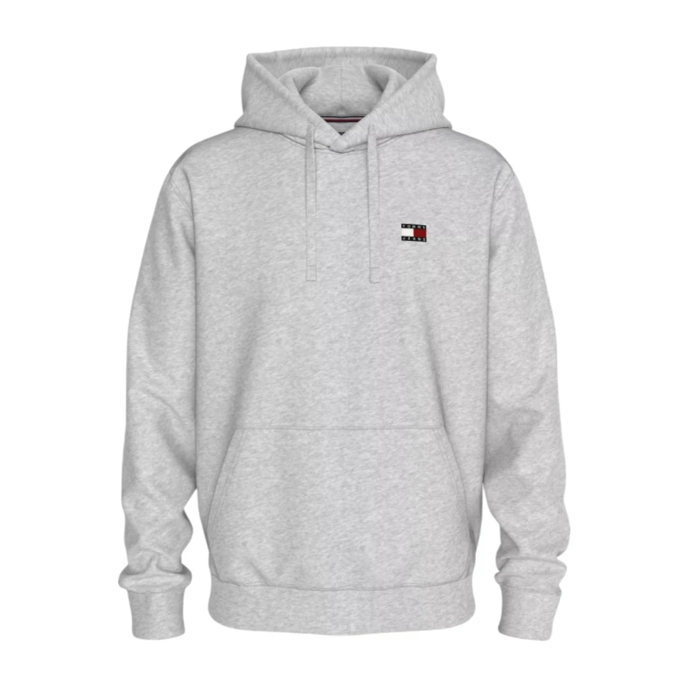 Tommy Jeans Casual Hoodie Sweatshirt Gray Heren