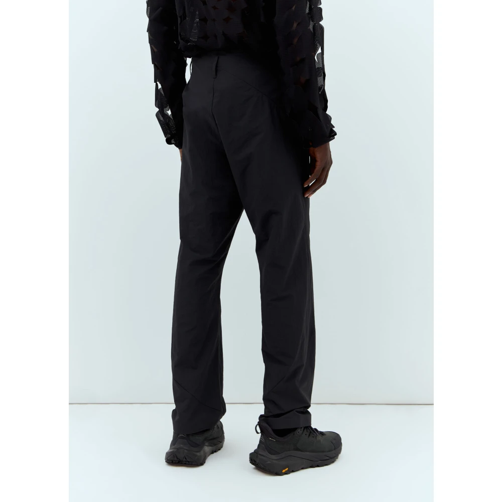 Post Archive Faction Stretch Weave Broek met Zakken Black Heren