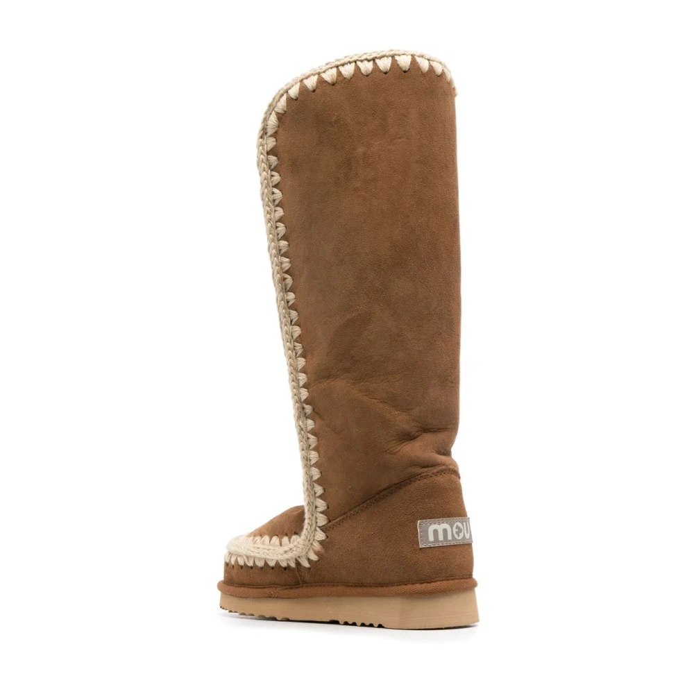 Mou Bruine Eskimo Shearling Laarzen Brown Dames