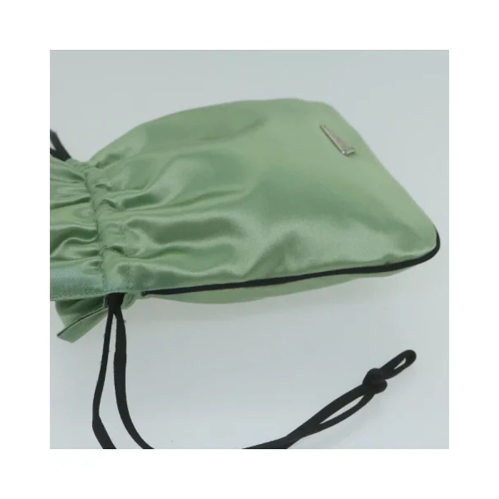 Prada Vintage Pre-owned Fabric home-office Green Dames
