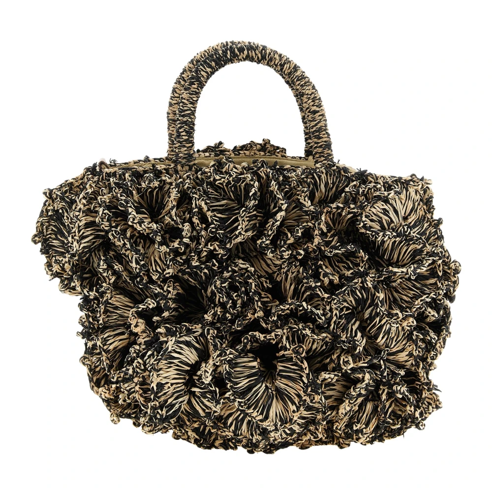 Ibeliv Vrouw Multicolor Gehaakte Handtas Van Raffia