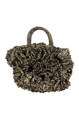 Virknad Handväska i Raffia