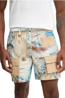 Cove Beach Printed Shorts