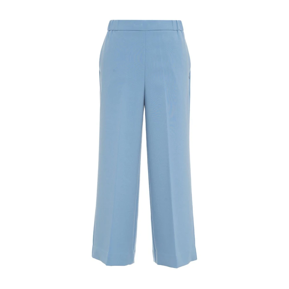 Ottod'Ame Blauwe Wijde Broek voor Vrouwen Blue Dames