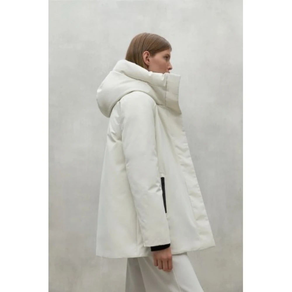 Ecoalf Winterjas met Capuchon White Dames