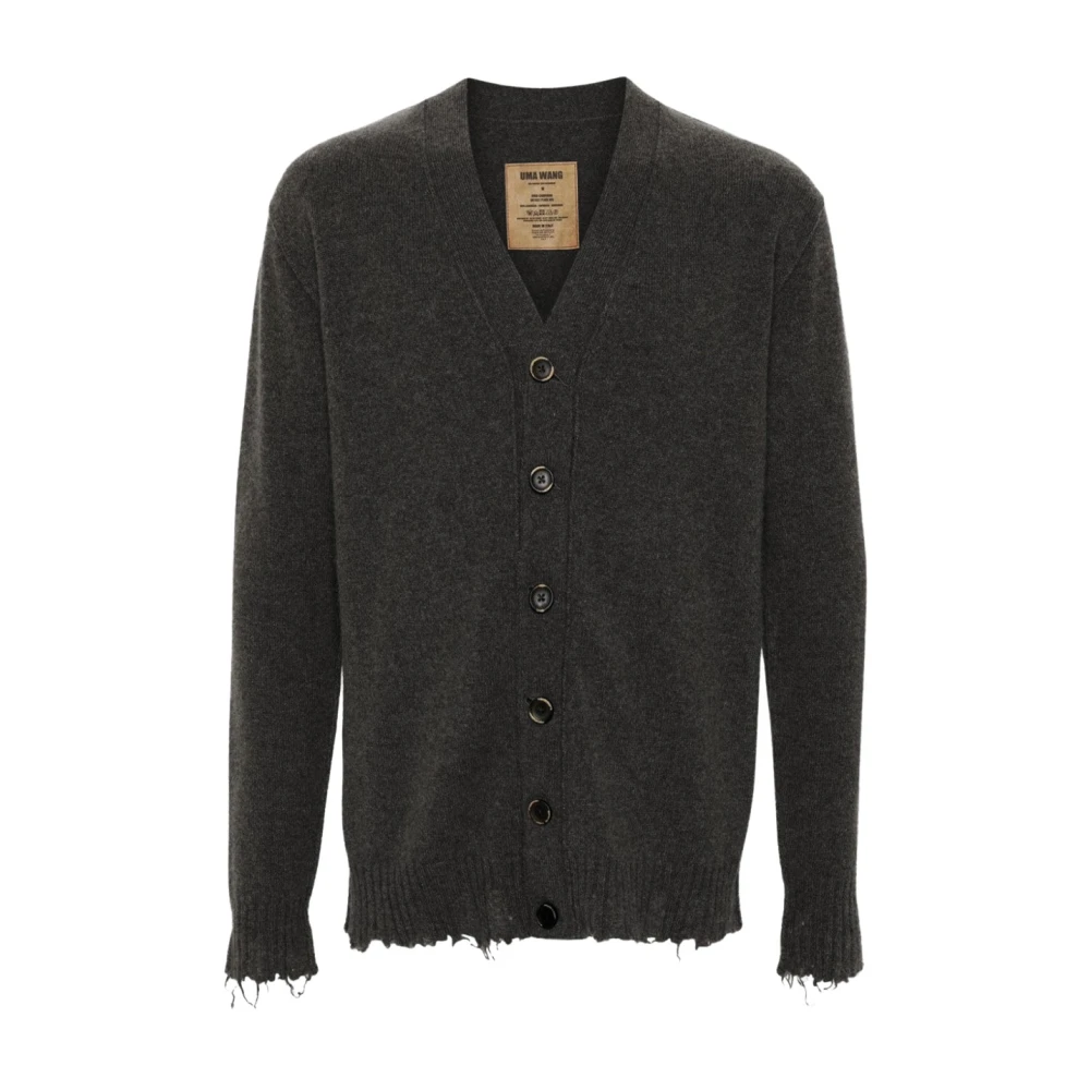 UMA Wang Kasjmier Over Cardigan Gray Heren