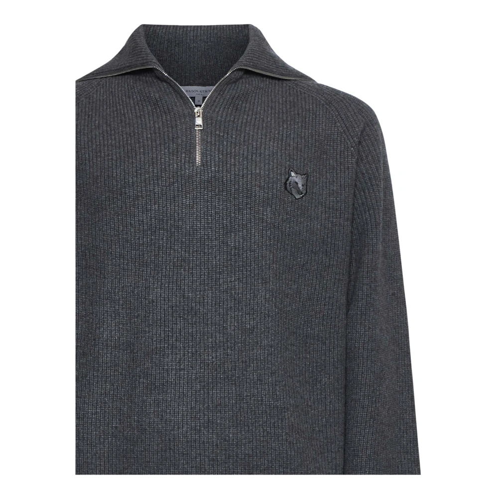 Maison Kitsuné Stijlvolle Sweaters Collectie Gray Heren