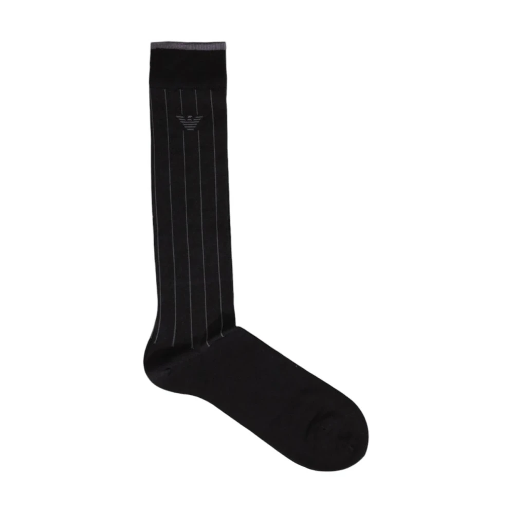 Emporio Armani Pinstripe Katoenmix Ondergoed Black Heren