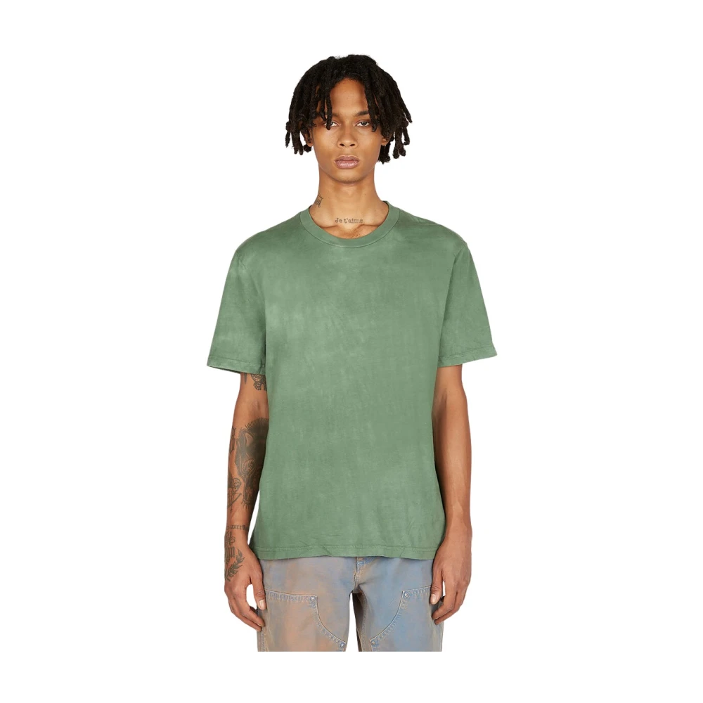 Notsonormal Men's Green Splashed Short Sleeve T-Shirt - T-Shirts - L - Tops
