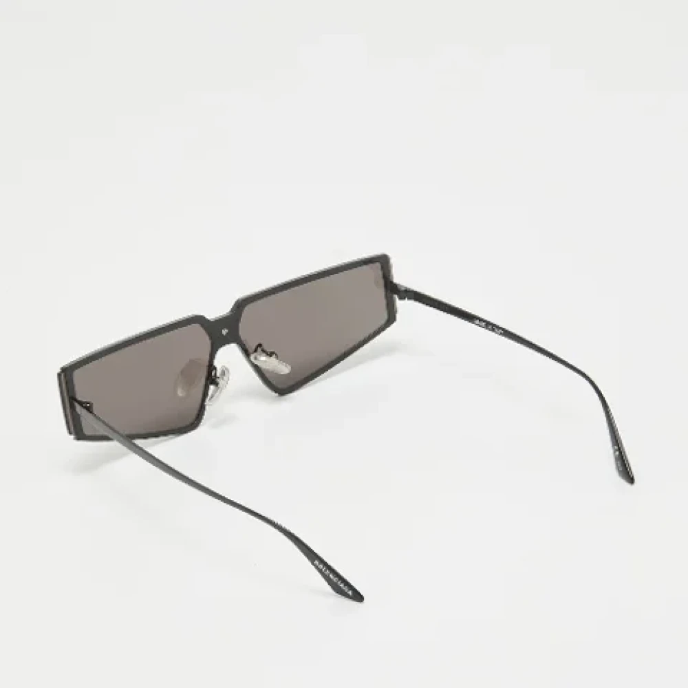 Balenciaga Vintage Pre-owned Metal sunglasses Black Dames