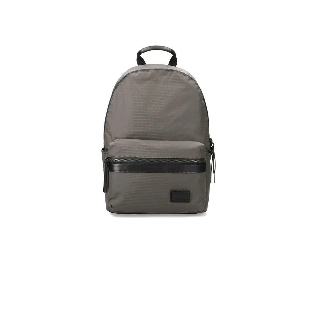 Premiata Mannelijk Grijs Tassen Heren, One Size, Zaino Con Zip