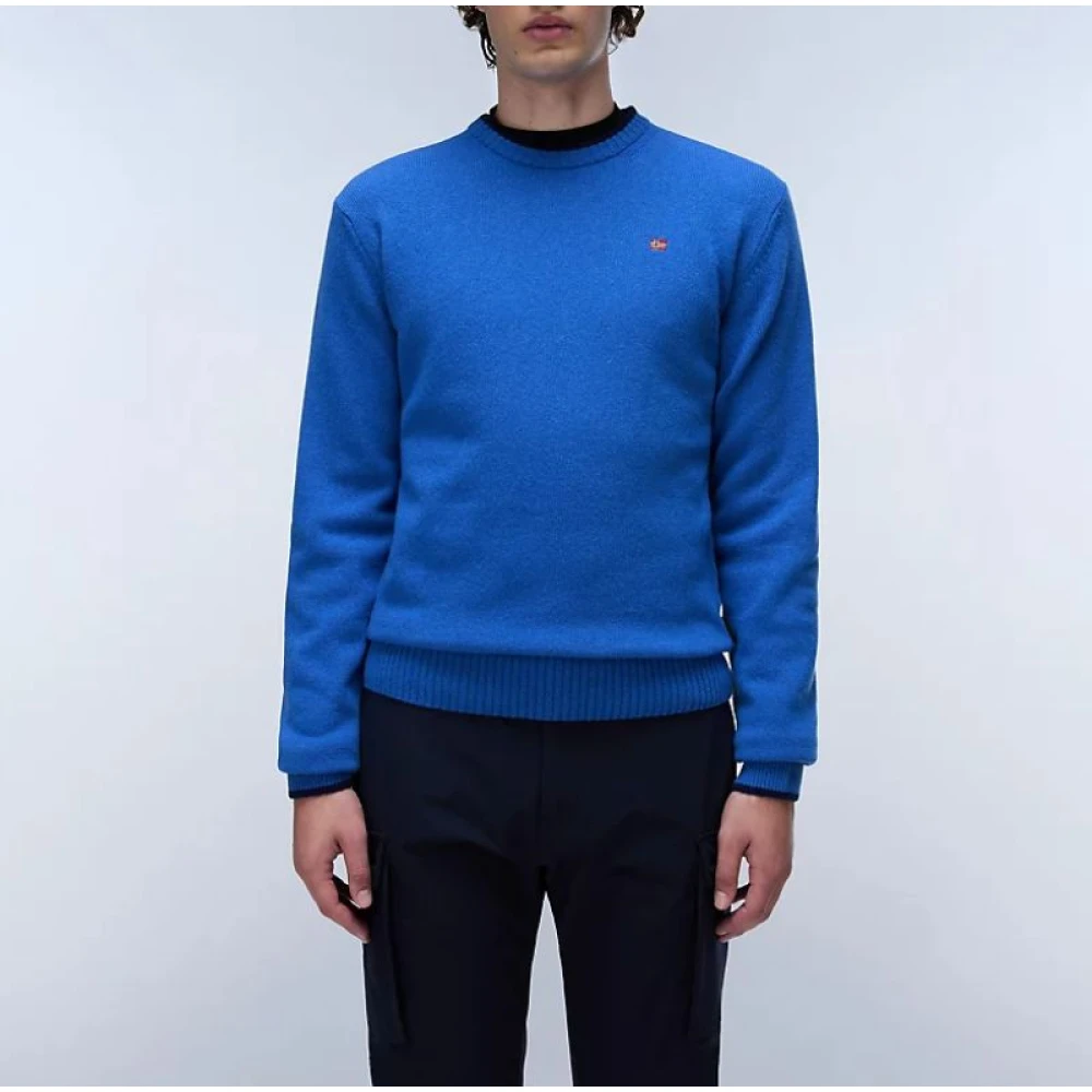 Napapijri Heren Gebreide Trui Dain C5 Blue Heren