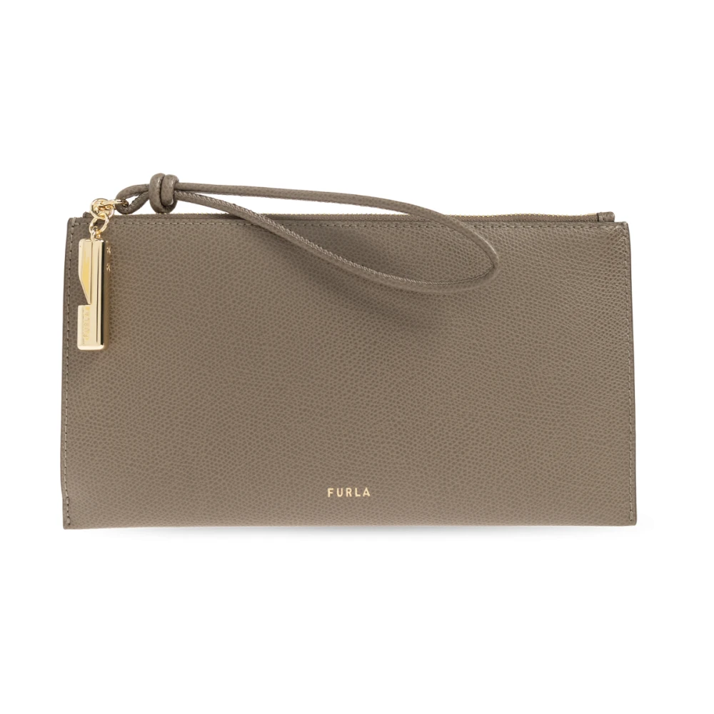 Furla Vrouw Grijs Tassen Dames, One Size, Leer, Iride Medium Bag