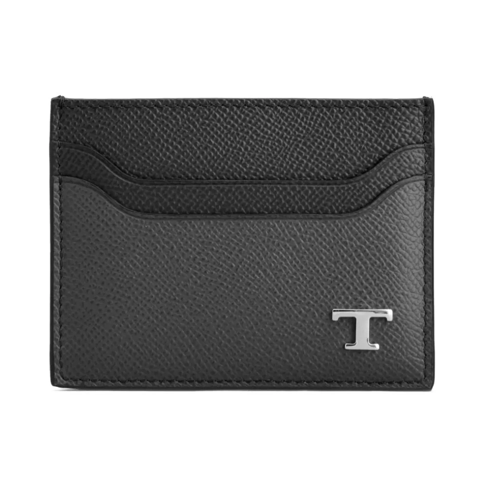 TOD'S Stijlvolle Leren Accessoires Black Heren