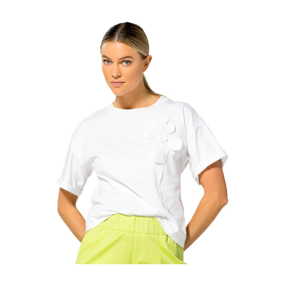 Caroline Biss Stijlvol T-shirt 1906 White Dames