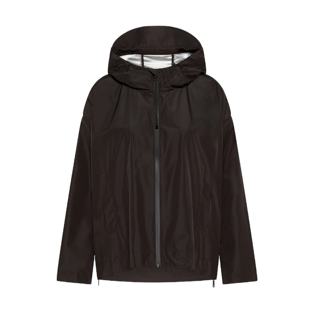 OOF Wear Moderne Waterdichte Trenchcoat Black Dames