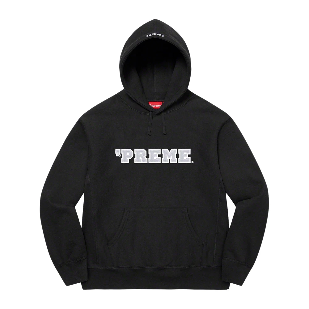 Supreme Beperkte oplage capuchontrui zwart Black Heren