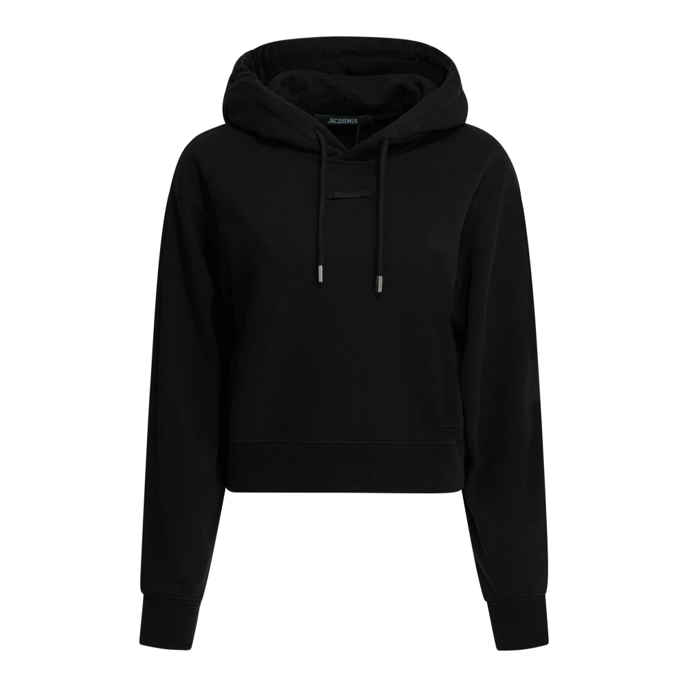 Jacquemus Women's Black Sweatshirts Clothing Ss26