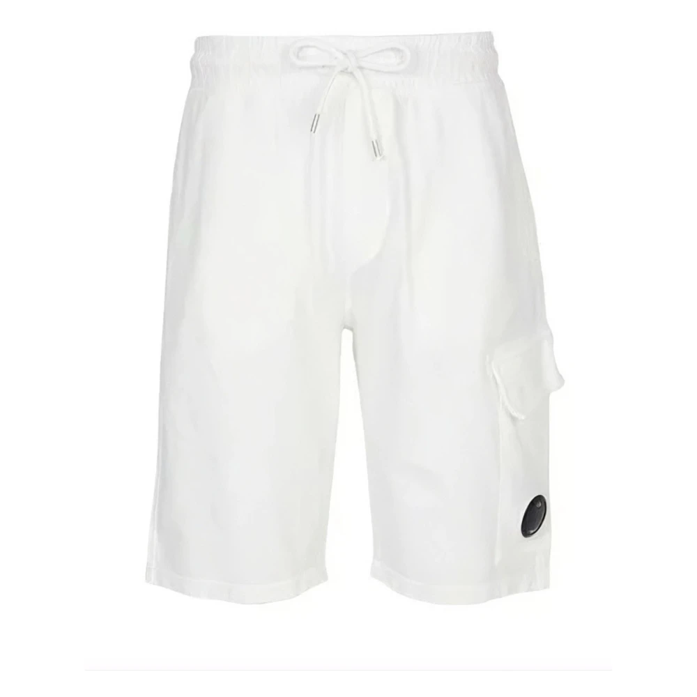 C.p. Company Men's Light Fleece Cargo Lens Sweatshorts