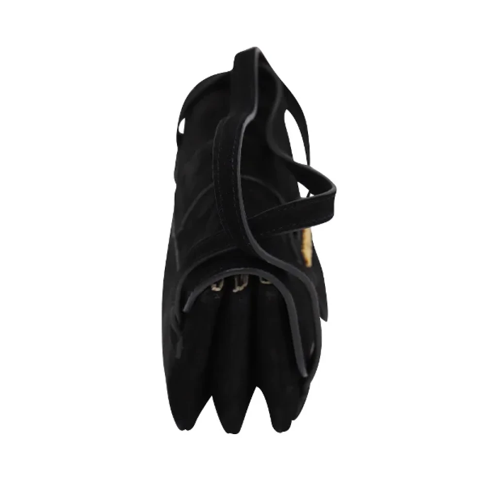 Jacquemus Pre-owned Suede handbags Black Dames