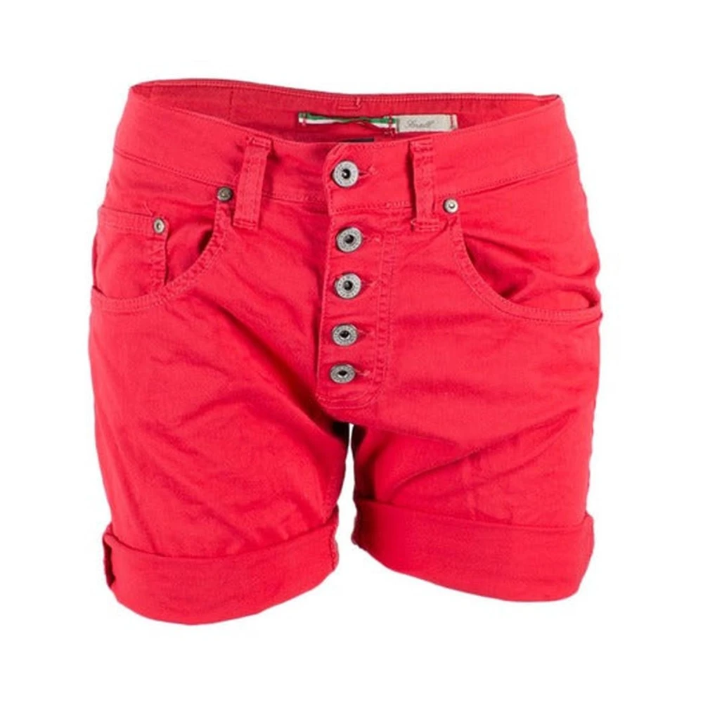 Please Short Shorts Red Dames