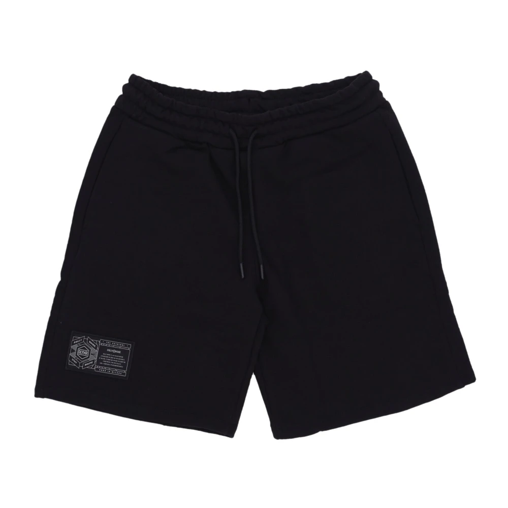 Dolly Noire Zwarte Sweatshorts Elastische Taille Mannen Black Heren