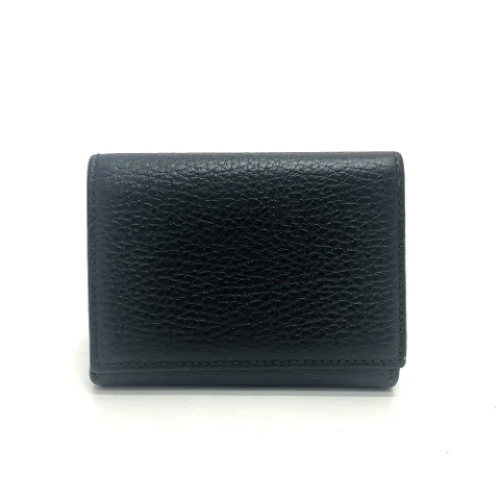 Gucci Vintage Pre-owned Leather wallets Black Dames