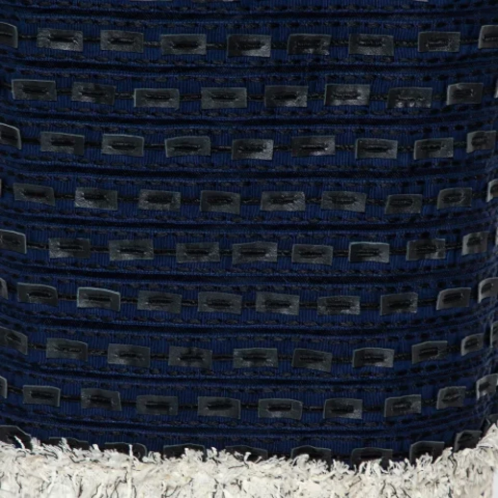 Oscar De La Renta Pre-owned Fabric bottoms Blue Dames