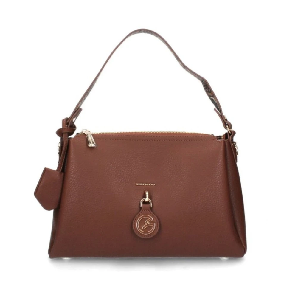 Gattinoni Mjuk Medium Hobo Väska Brown, Dam