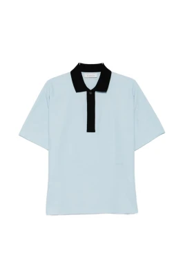 Contrast Collar Short Sleeve Polo