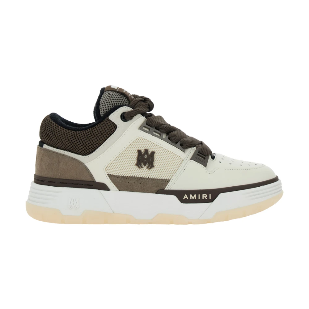 Amiri Men's Multicolor Sneakers, 6 Uk, Brown Low Top Trainers With Logo