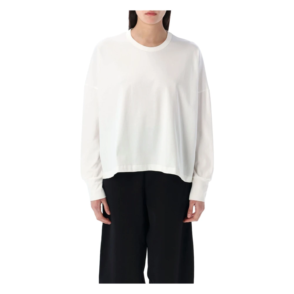 Studio Nicholson Lange Mouw T-shirt White Dames