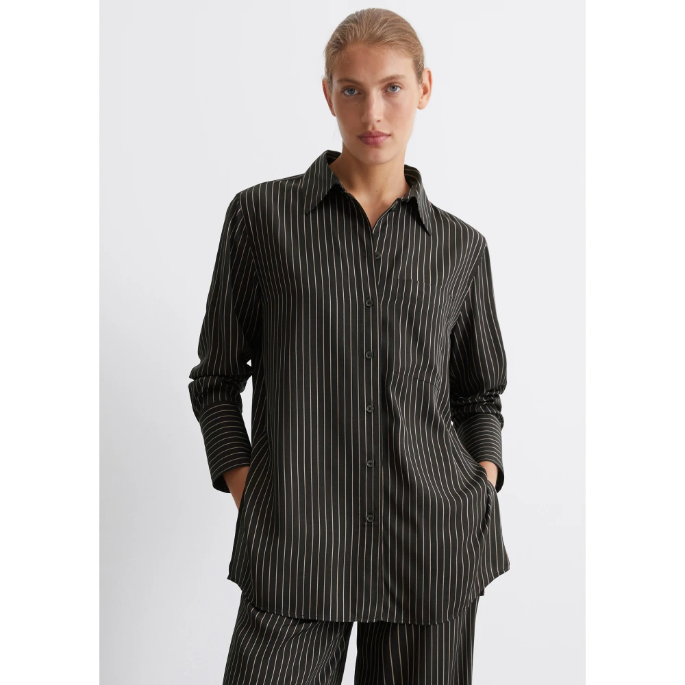 Marc O'Polo NorHeren lange blouse Black Dames