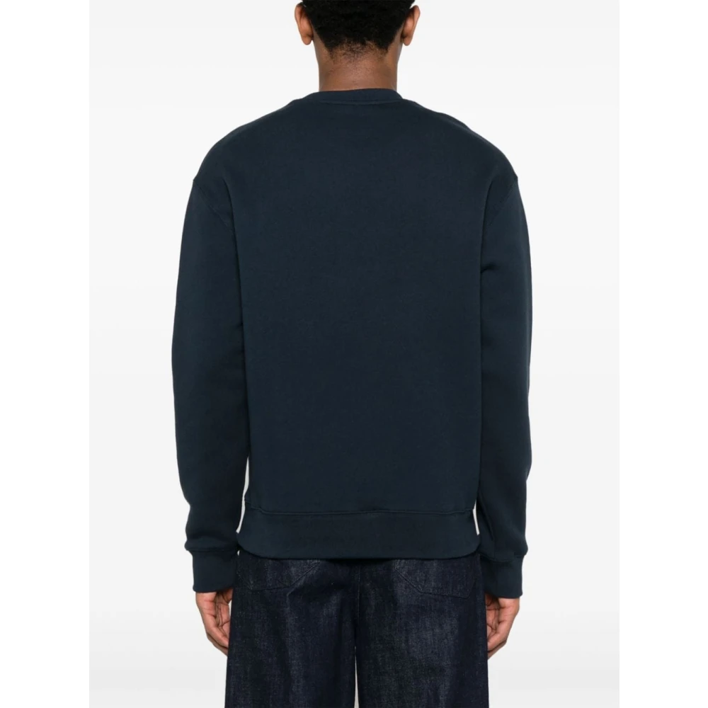 Maison Kitsuné Blauwe Sweater voor Mannen Aw24 Blue Heren
