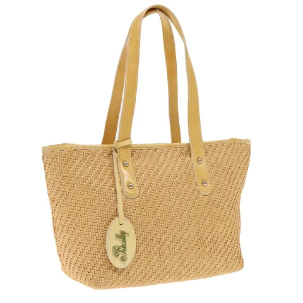 Bally Pre-owned Wool shoulder-bags Beige Dames