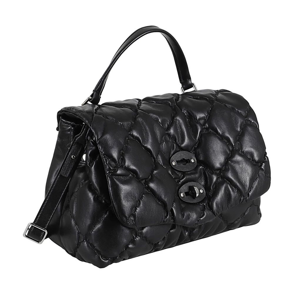 Zanellato Stijlvolle Wolken Posttas Black Dames
