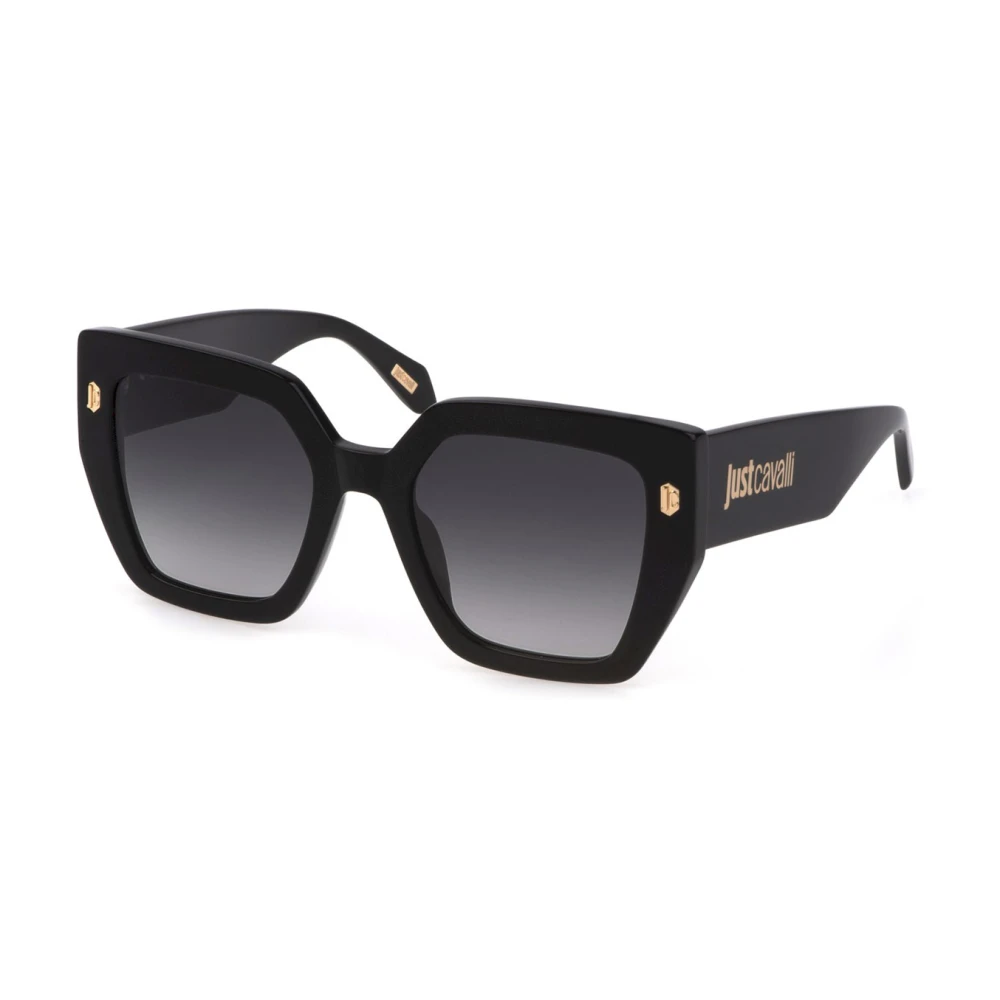 Just Cavalli Women's Black/Grey Sunglasses Acetate Gradient Lenses