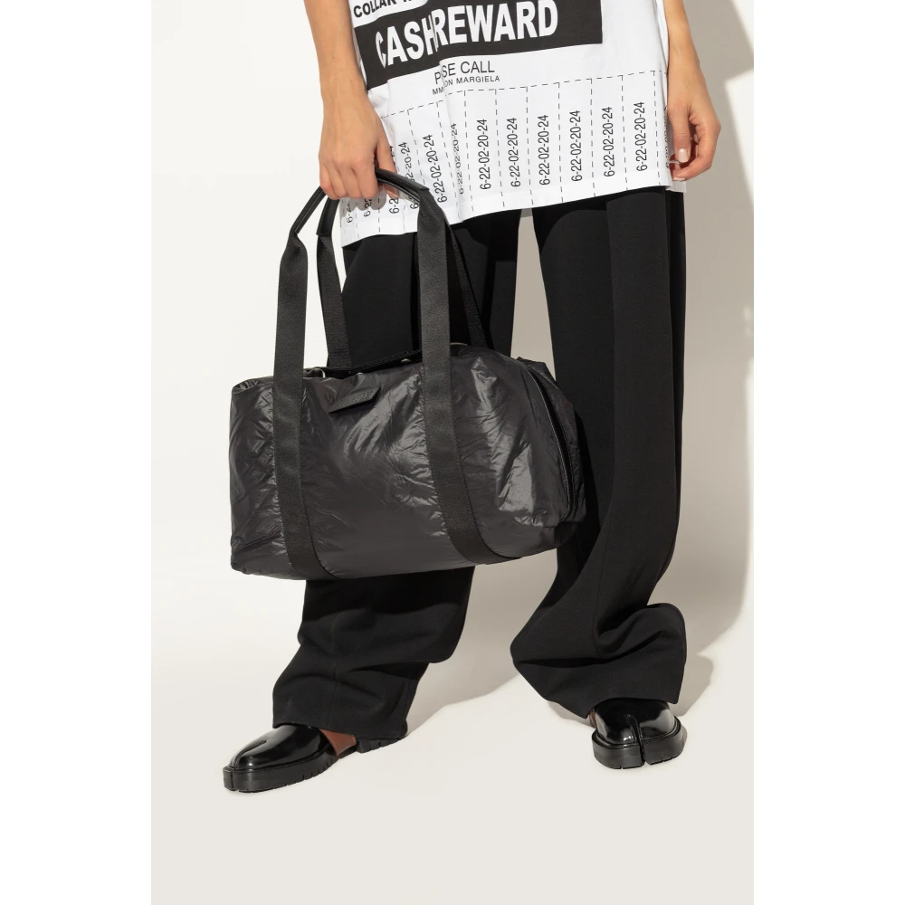MM6 Maison Margiela Handtas met logo Black Dames